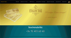Desktop Screenshot of etalontaxi.com