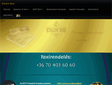 Tablet Screenshot of etalontaxi.com